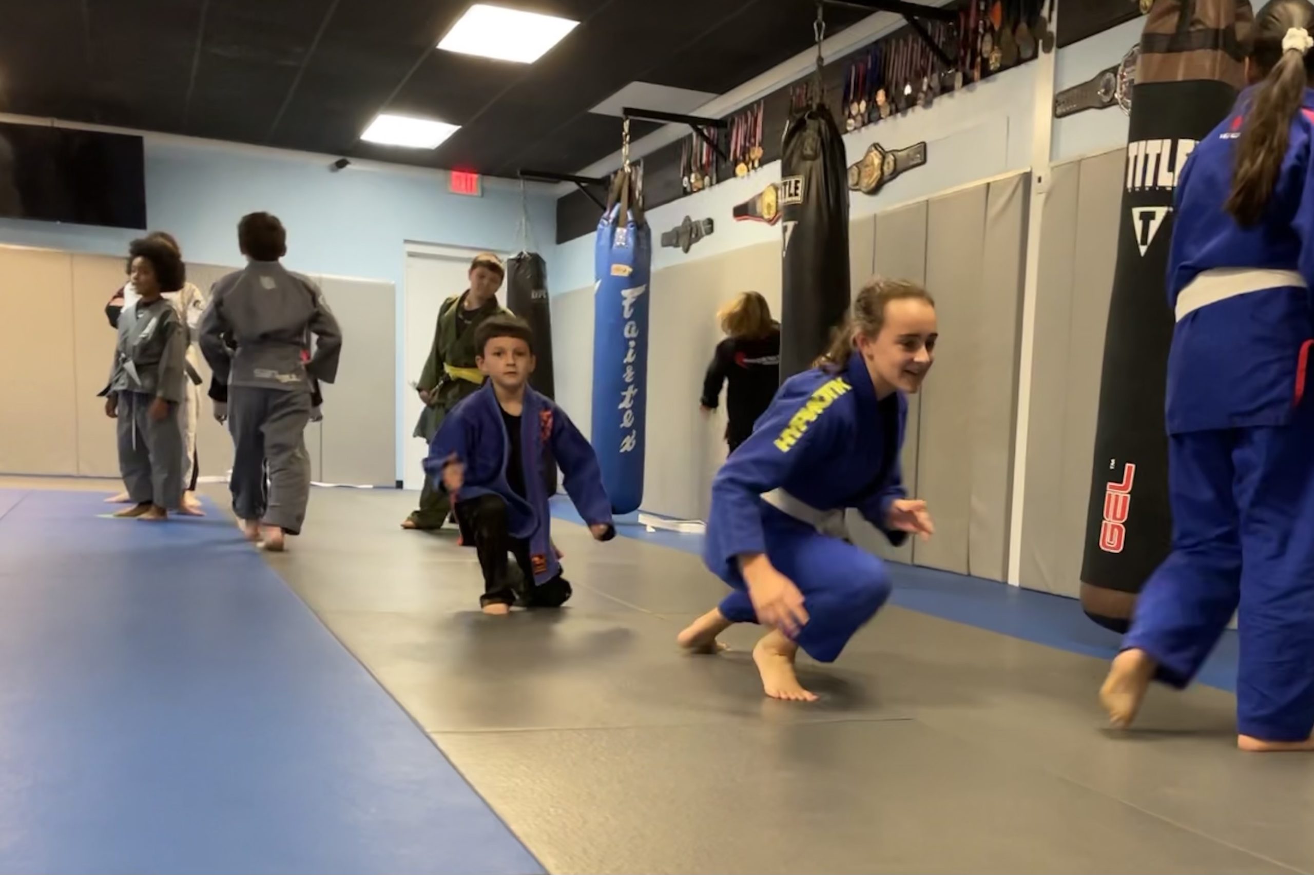 Kids PGJ warmup